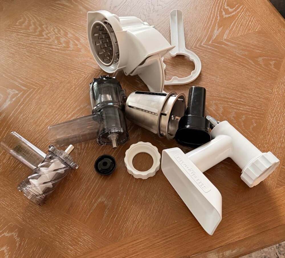 KitchenAid Slicer Shredder and Grinder Attachment Pack KSMGSSA
